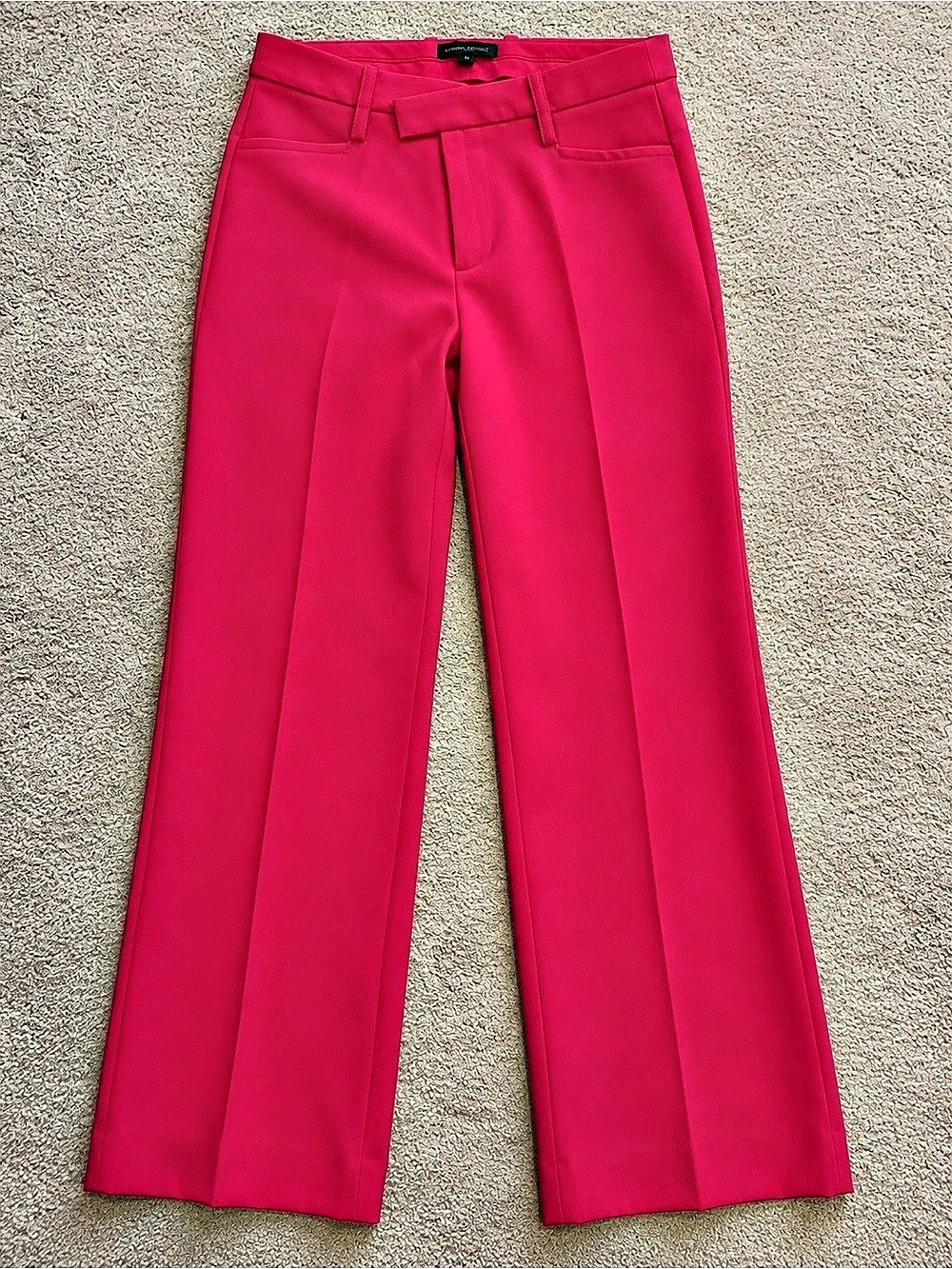 Banana Republic Wide Leg trouser Pants in Pink size 8